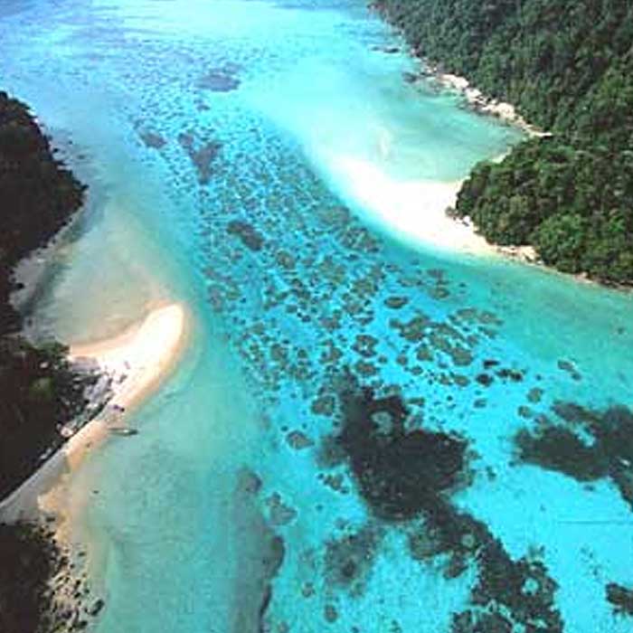 The Surin Islands are known for it's aqua blue waters and it's shallow reefs
